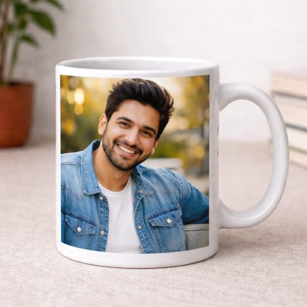 Personalized White Photo Mug